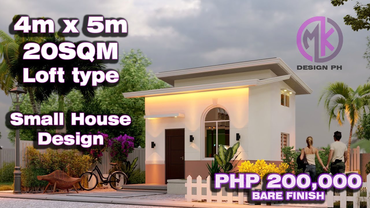 Small House Design l 4x5 Meters l LOFT TYPE(Budget Friendly)