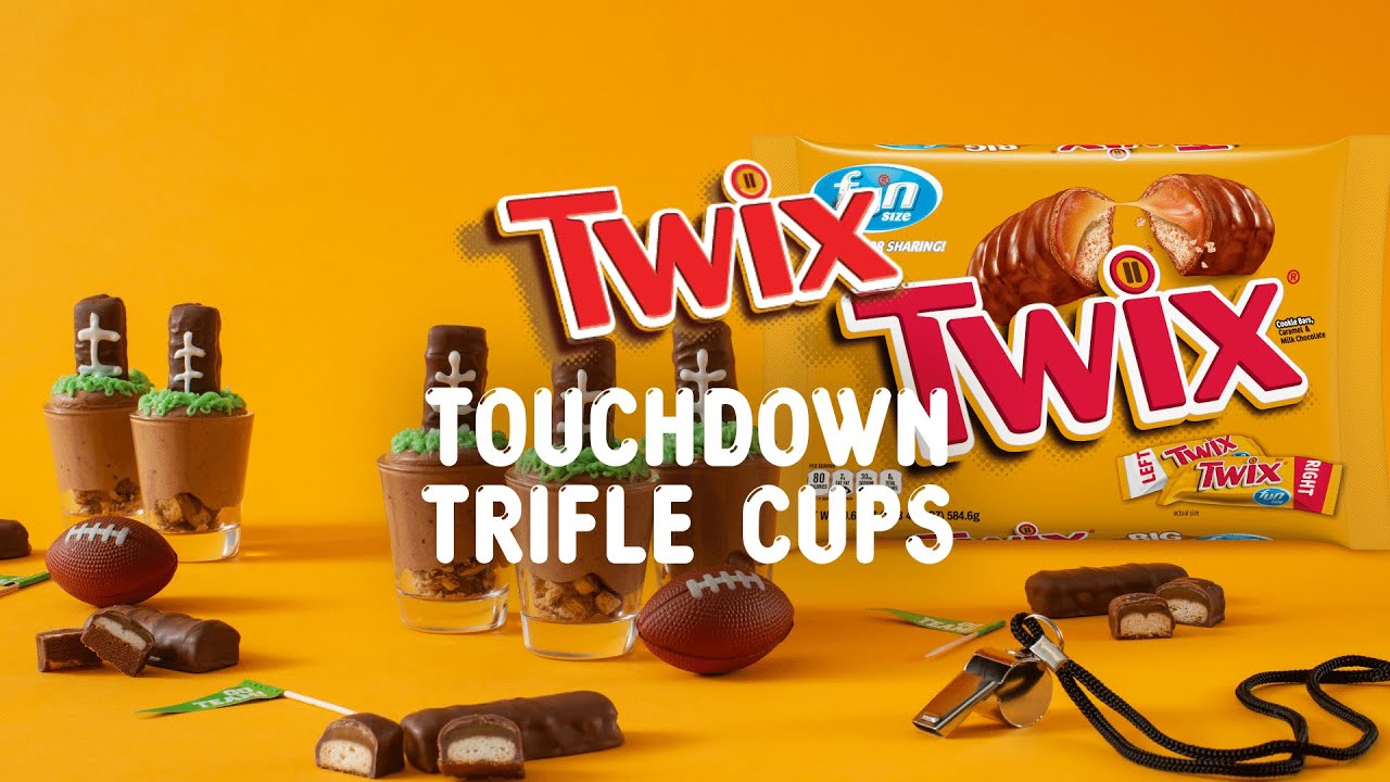 TWIX Touchdown Trifle Cups