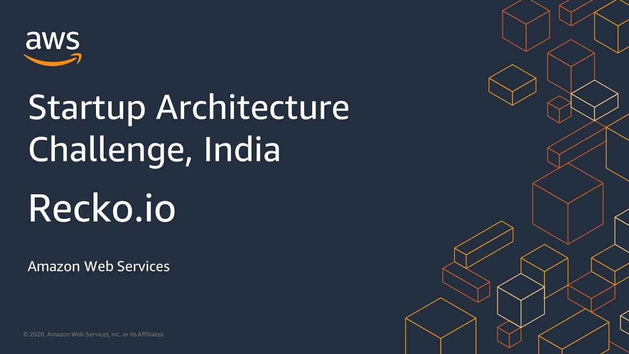 Startup Architecture Challenge, India - Recko.io