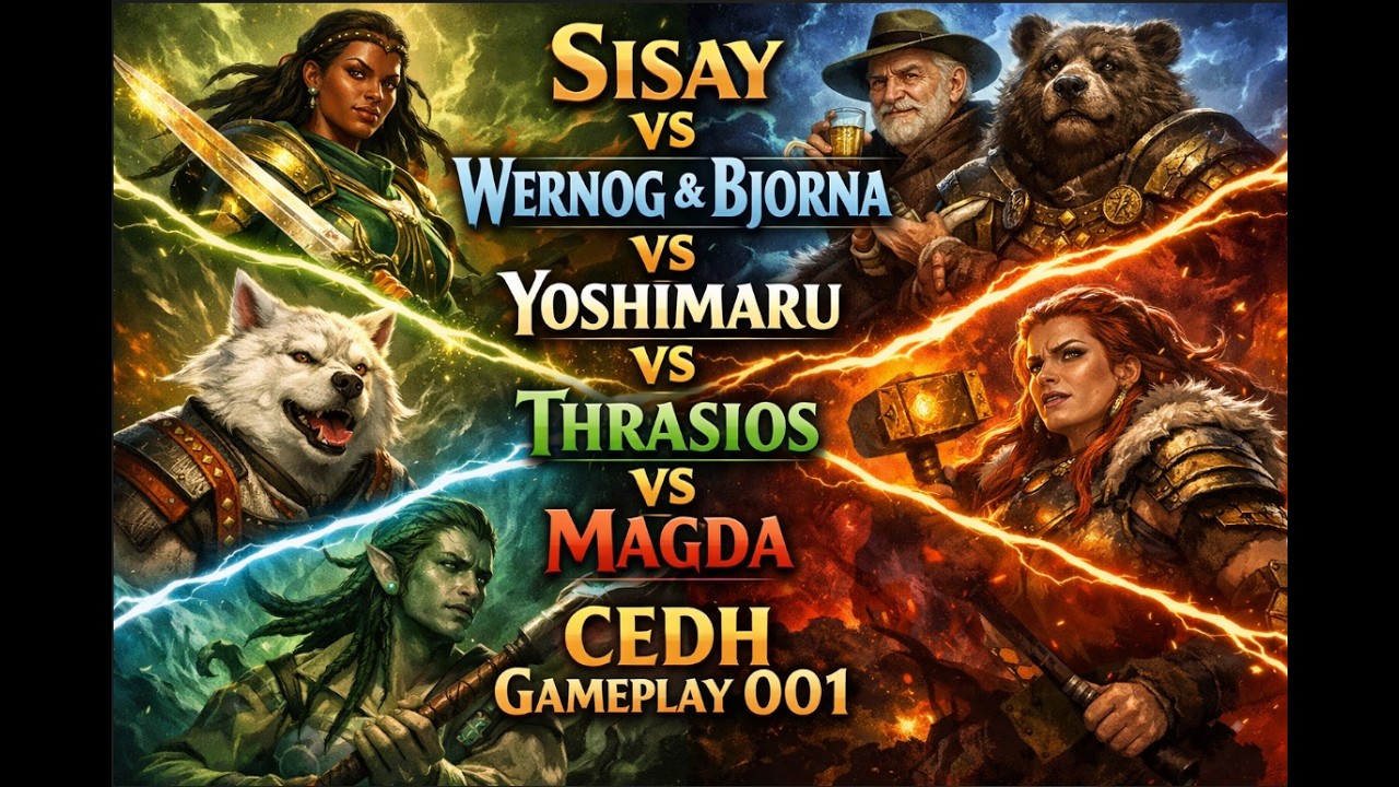 Sisay v Wernog/Bjorna v Yoshimaru/Thrasios v Magda | CEDH Gameplay 001