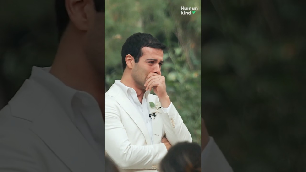 Bride stuns groom with vows in his first language she secretly learned | Humankind #shorts #wedding
