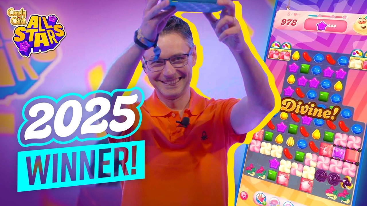 Meet the Candy Crush All Stars 2025 Champion: Tiago P. from Portugal