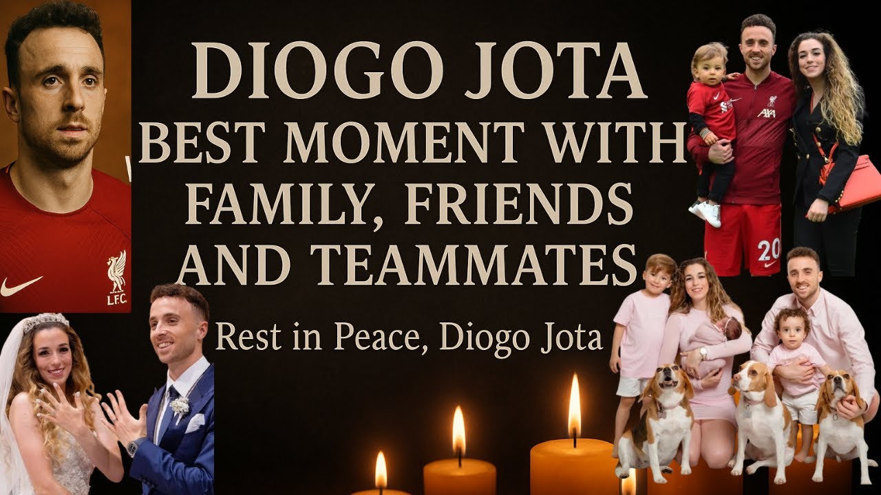 DIOGO JOTA  BEST MOMENT WITH FAMILY, FRIENDS AND TEAMMATES. ENJOY