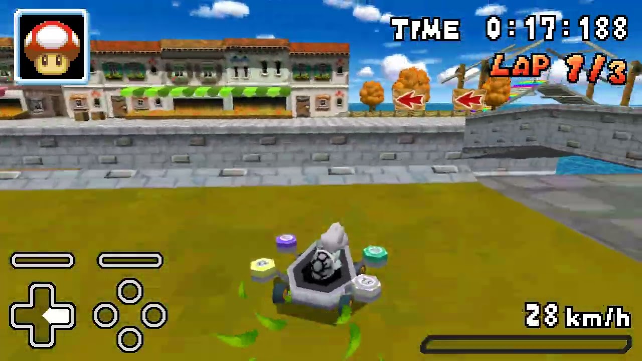 [MKDS] Delfino Square 28.434 flap former WR (NEW SHORTCUT)