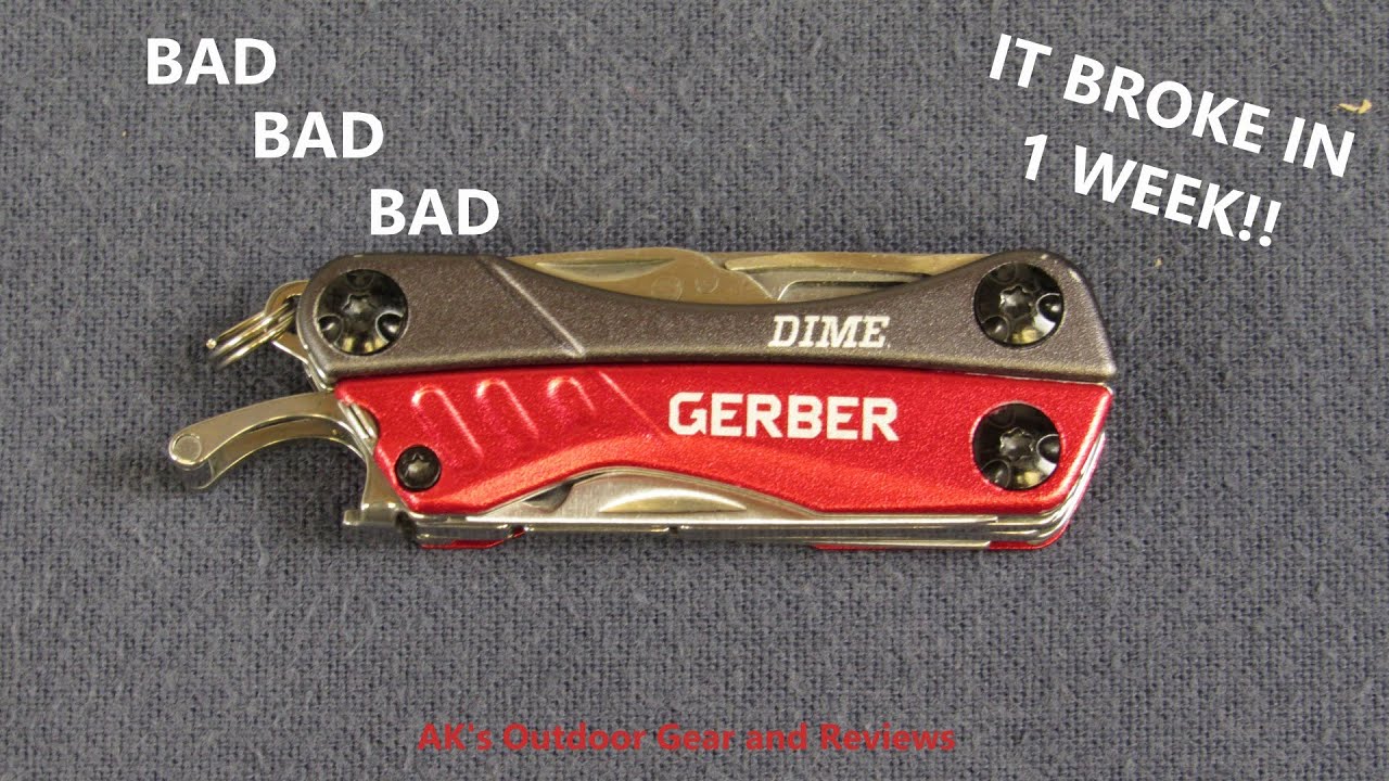 WORST MULTITOOL EVER!!! | Gerber Dime Multitool Honest Review