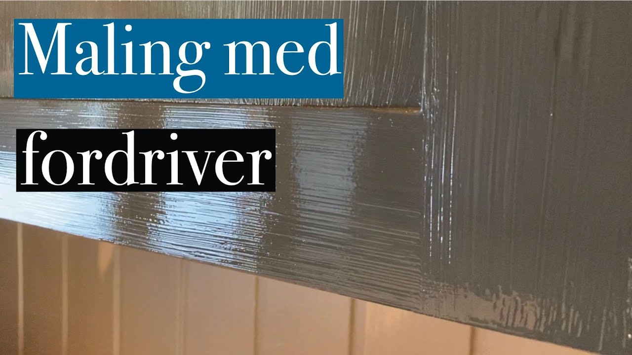 Maling av kjøkkenfronter [Viser hvordan du får et strøkent resultat med fordriver]