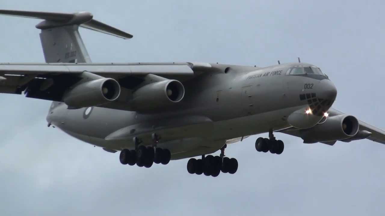 RARE ILYUSHIN IL-78 PAKISTAN AF TAKE OFF & LANDING PISA AB