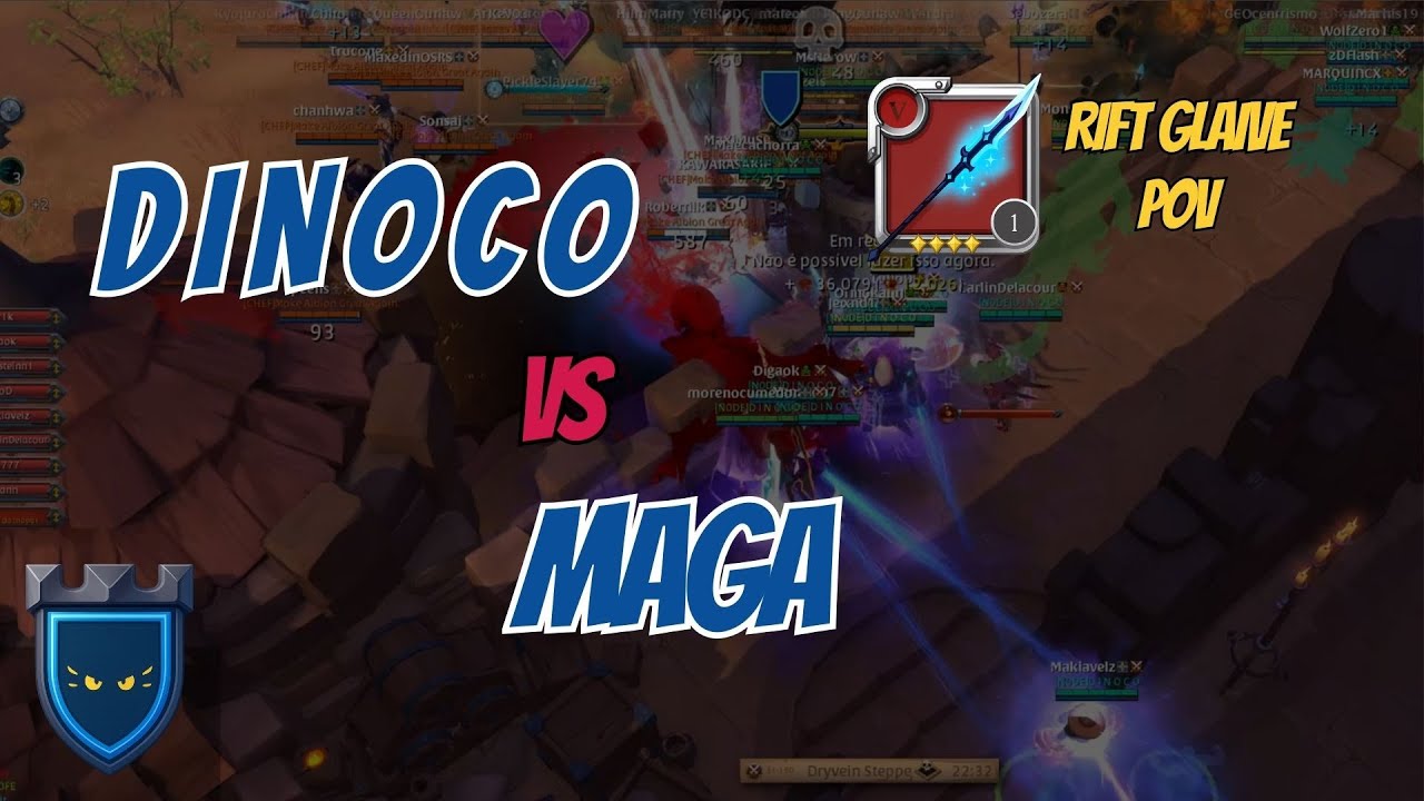 POV RIFT GLAIVE | DINOCO vs MAGA | ALBION ZVZ