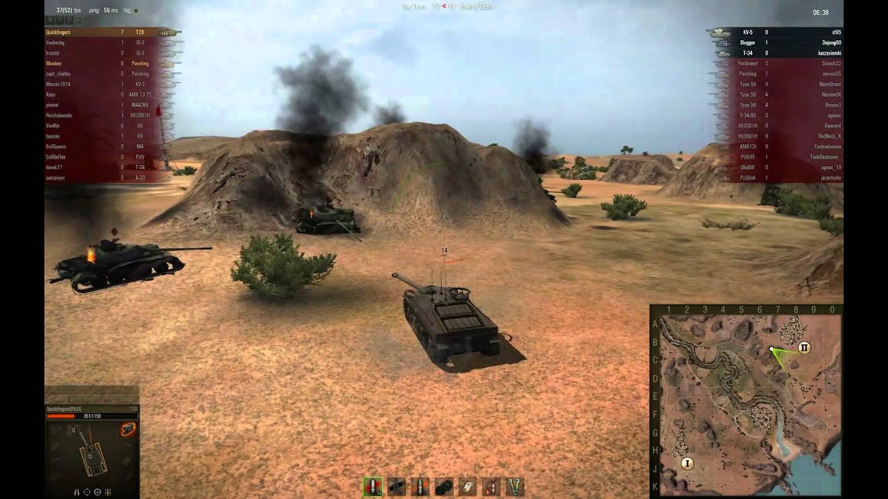 QuickyBaby: World of Tanks T28 10 Kills Kolobanov and Boelter's Medal