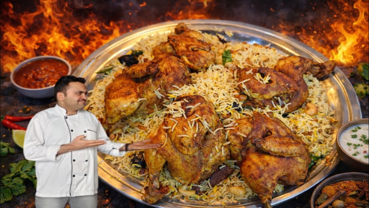 Authentic Arabian Chicken Kabsa Recipe | Traditional Saudi Style Kabsa Rice
