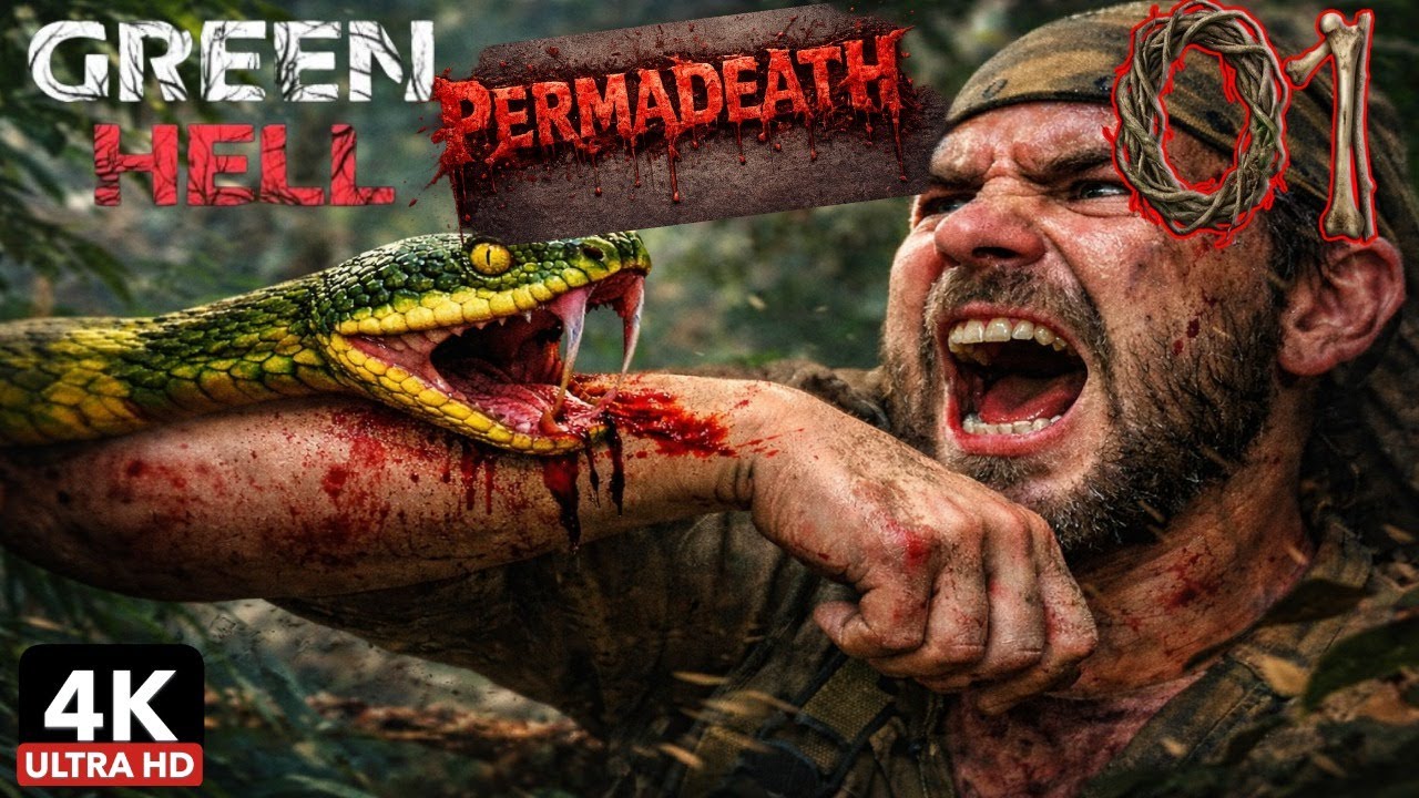 GREEN HELL PERMADEATH #1 NUEVA AVENTURA EN LA SELVA #4k