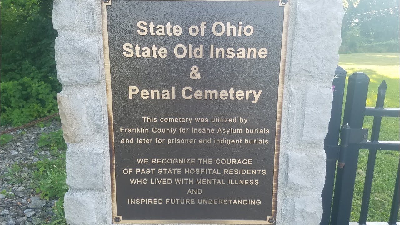 The old insane and penal cemetery------columbus,ohio