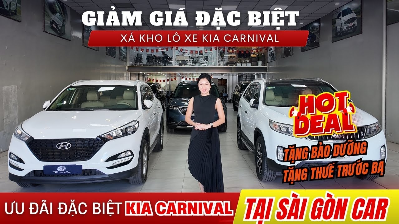 Xả Kho KIA CARNIVAL Gía Cực Tốt - Tặng Loạt ƯU ĐÃI ĐẶC BIỆT Tại Showroom Sài Gòn Car | Ô Tô Cũ