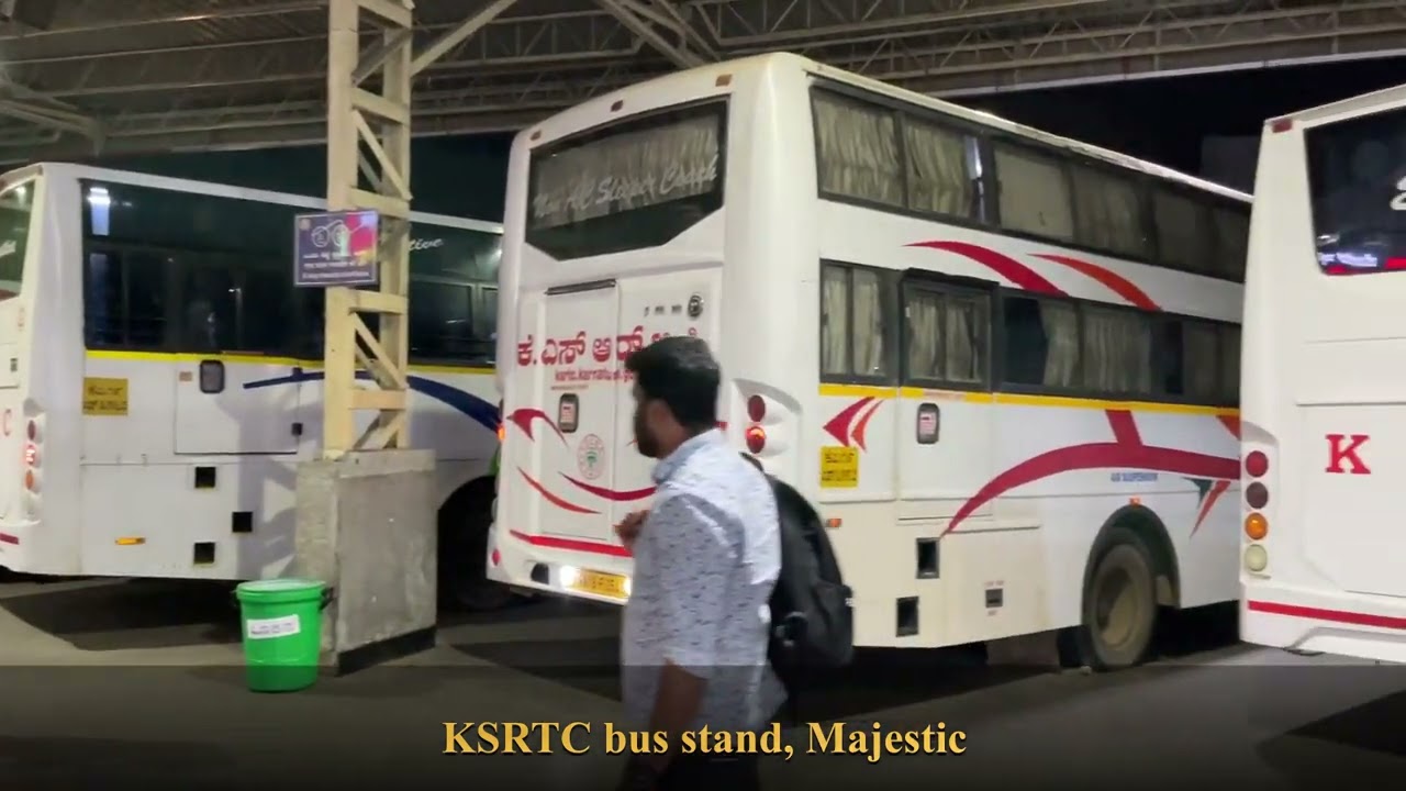 Buses, Buses Everywhere: A Quick Tour of Majestic Bus Stand #ksrtc #buses