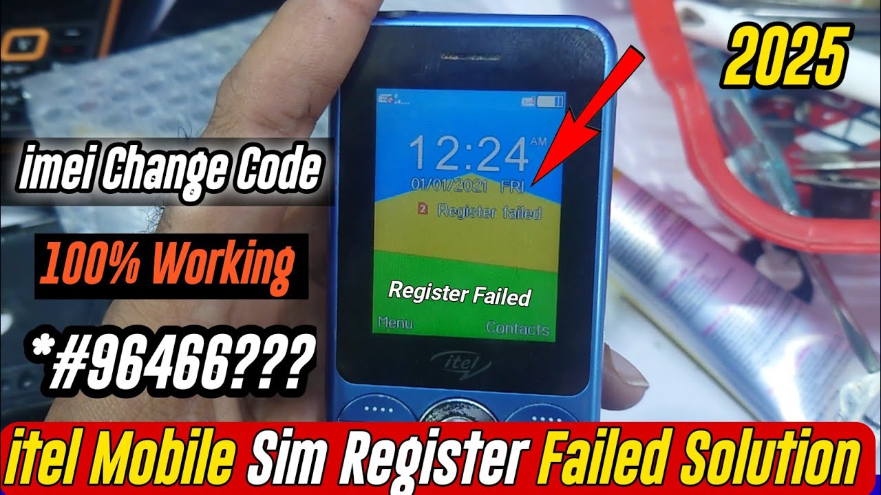 itel Mobile Sim Register Failed Solution| itel imei change code  PTA mobile approved karne ka trika