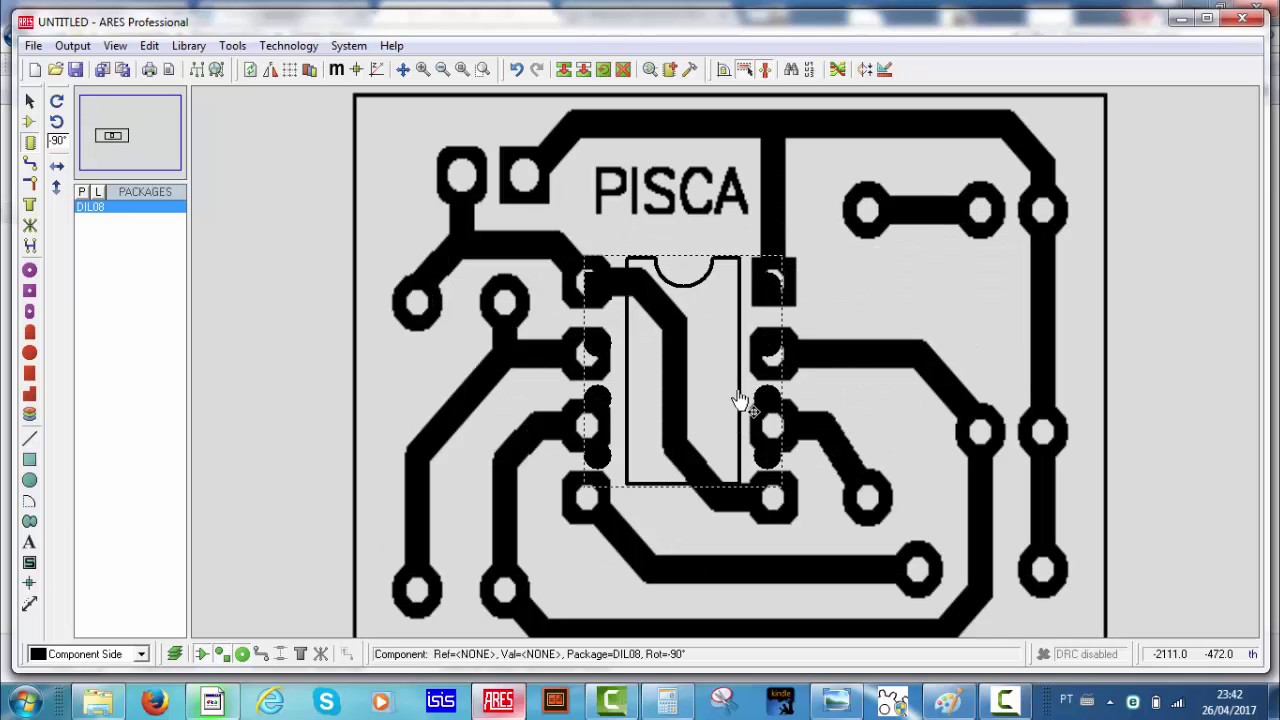 Como clonar uma placa pcb no proteus ares
