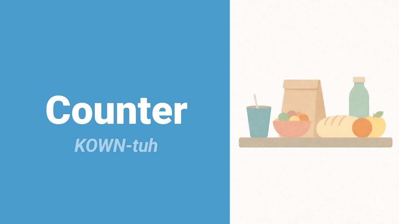 How to Pronounce Counter?