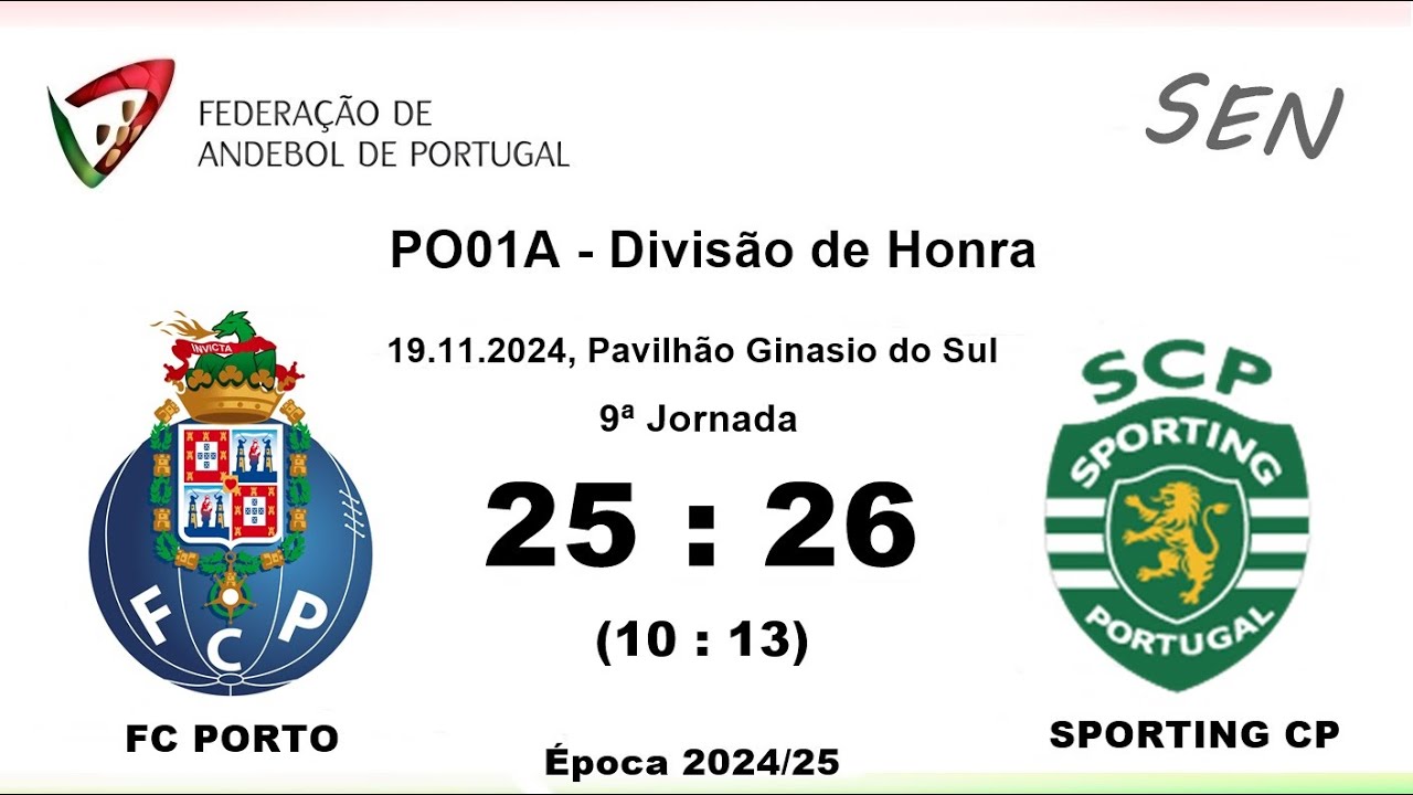 (SEN) FC PORTO B 25X26 SPORTING CP
