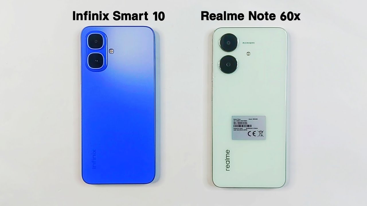 Infinix Smart 10 против Realme Note 60x | Тест и сравнение скорости