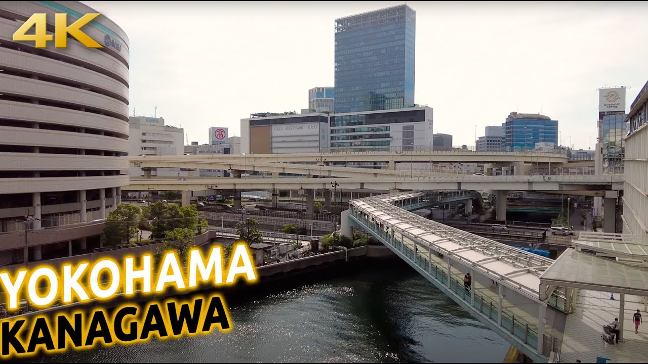 Yokohama Bay Quarter to Rinko Park walk in Japan [4K]