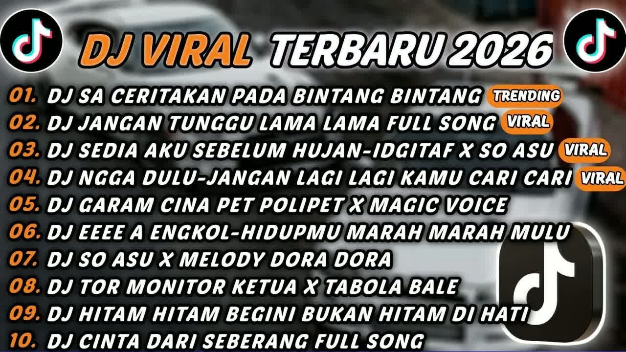 DJ TIKTOK TERBARU 2026 - DJ SA CERITAKAN PADA BINTANG BINTANG🎵DJ JANGAN TUNGGU LAMA LAMA🎵