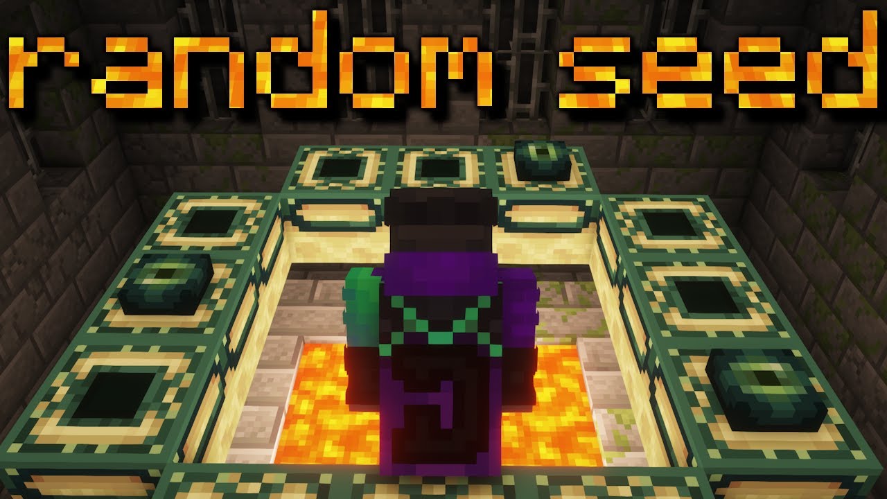 Minecraft's first ever random seed TAS
