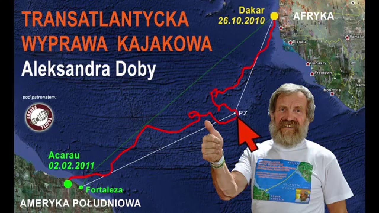 Aleksander Doba: kajakiem przez Atlantyk