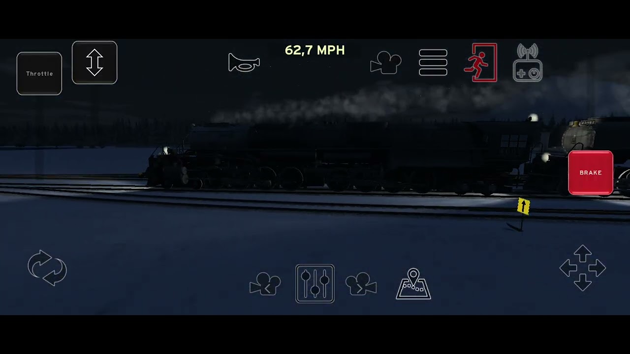 Jogando train simulator 
