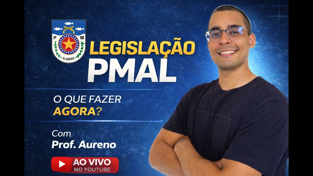 AULÃO DE LEGISLAÇÃO PMAL 2026 - HD CURSOS