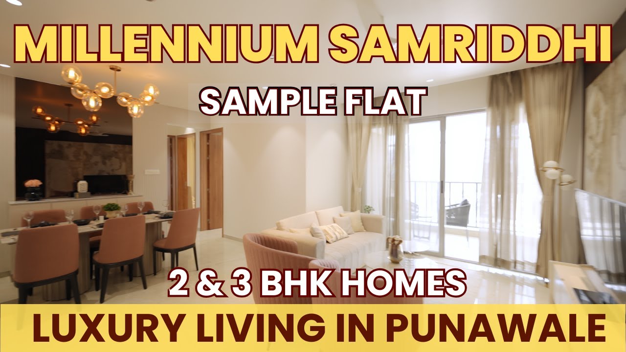 New Launch Millennium Samriddhi Sample Flat Tour | Punawale | Call 8411888115