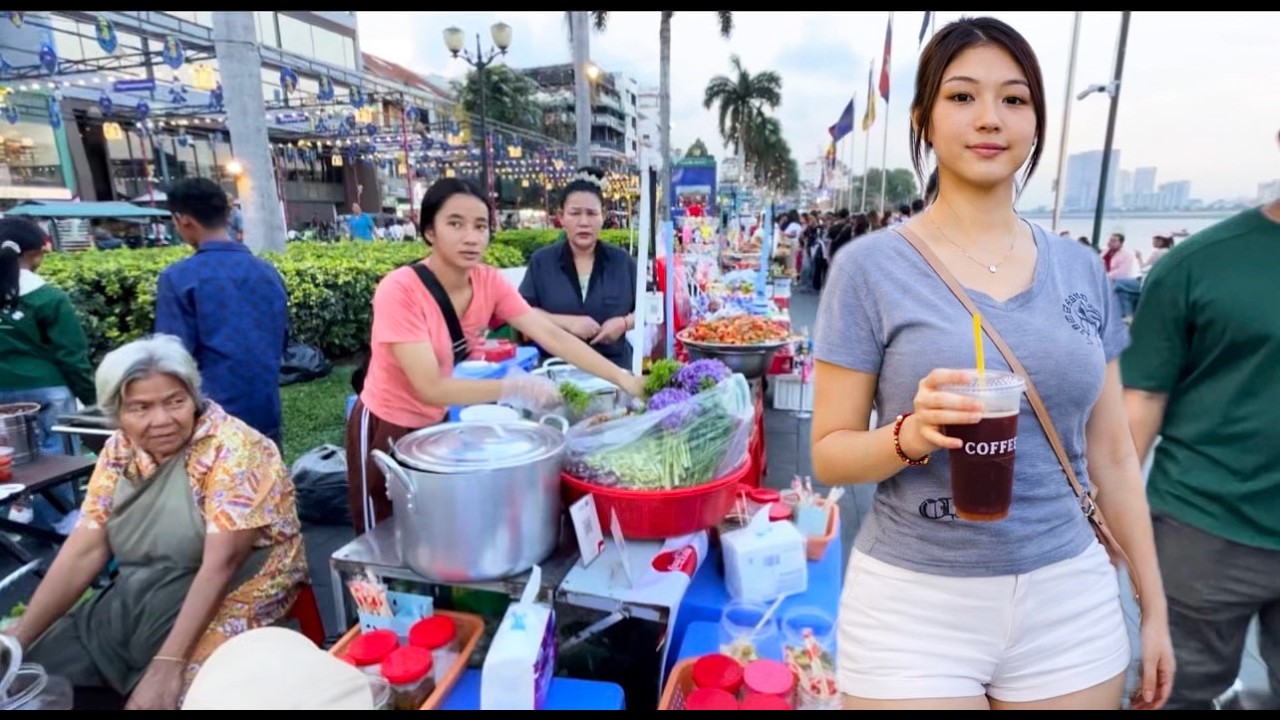 Australian man live here because of CAMBODIAN street food is so cheap