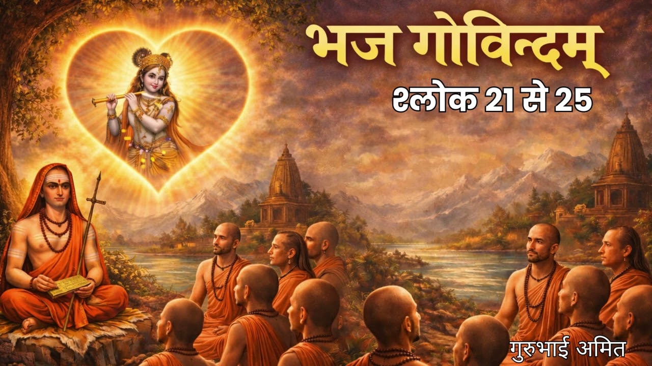 भज-गोविन्दम् (SLOKA 21-25) | By Amit Sharma