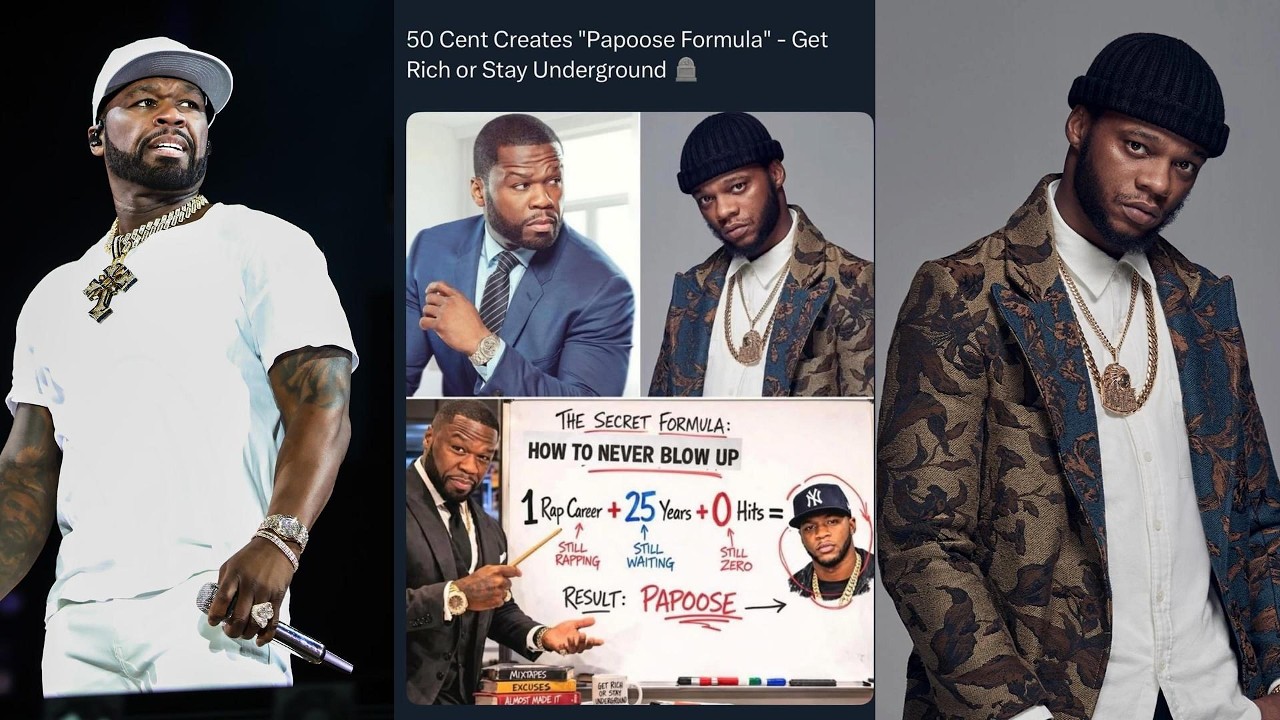 50 Cent Says Papoose Has ZERO Hits After 25 Years… But The Facts Tell A Different Story!