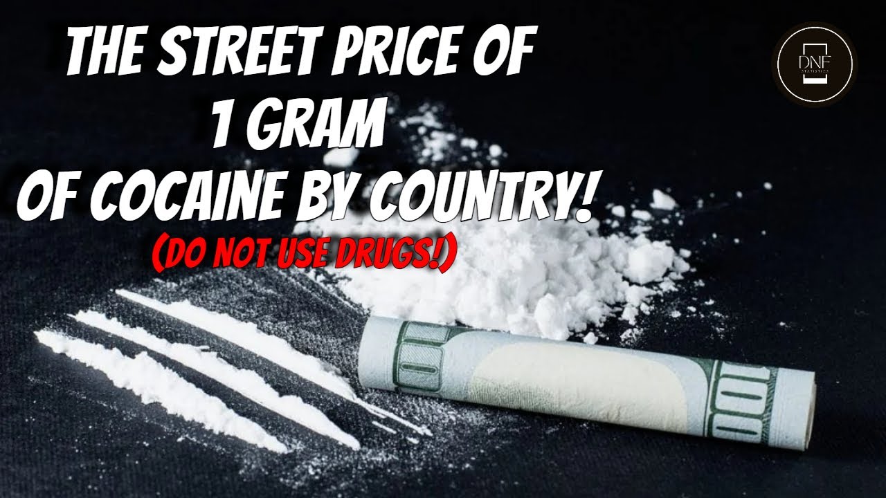 The Street Price of 1 Gram of Cocaine by Country! (Do Not Use Drugs!)