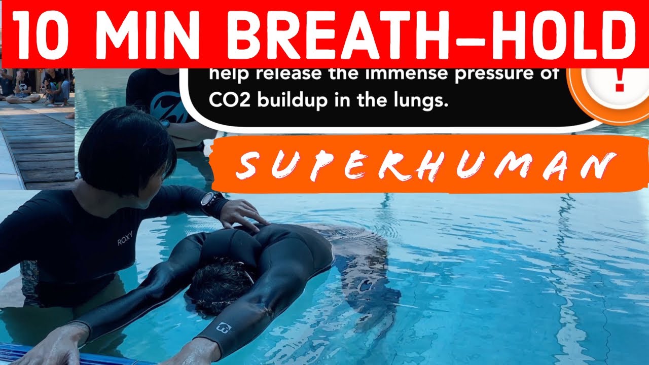 Superhuman 10 minutes breath-hold with how-to explanation | Static Apnea AIDA Freediving Competition