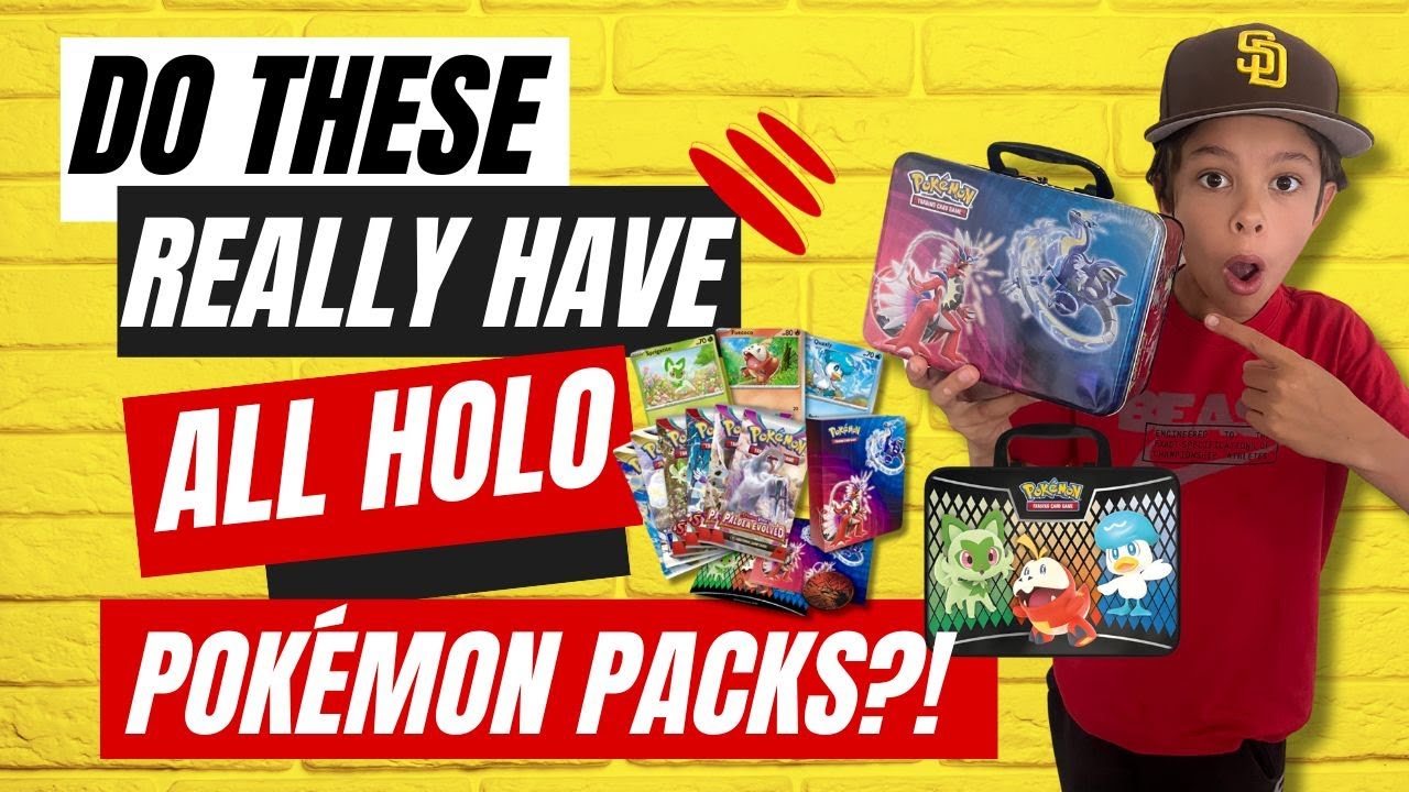 Do These Really Have All Holo Packs? Let's break the Myth on these Pok&eacute;mon TCG Collectors Chests!
