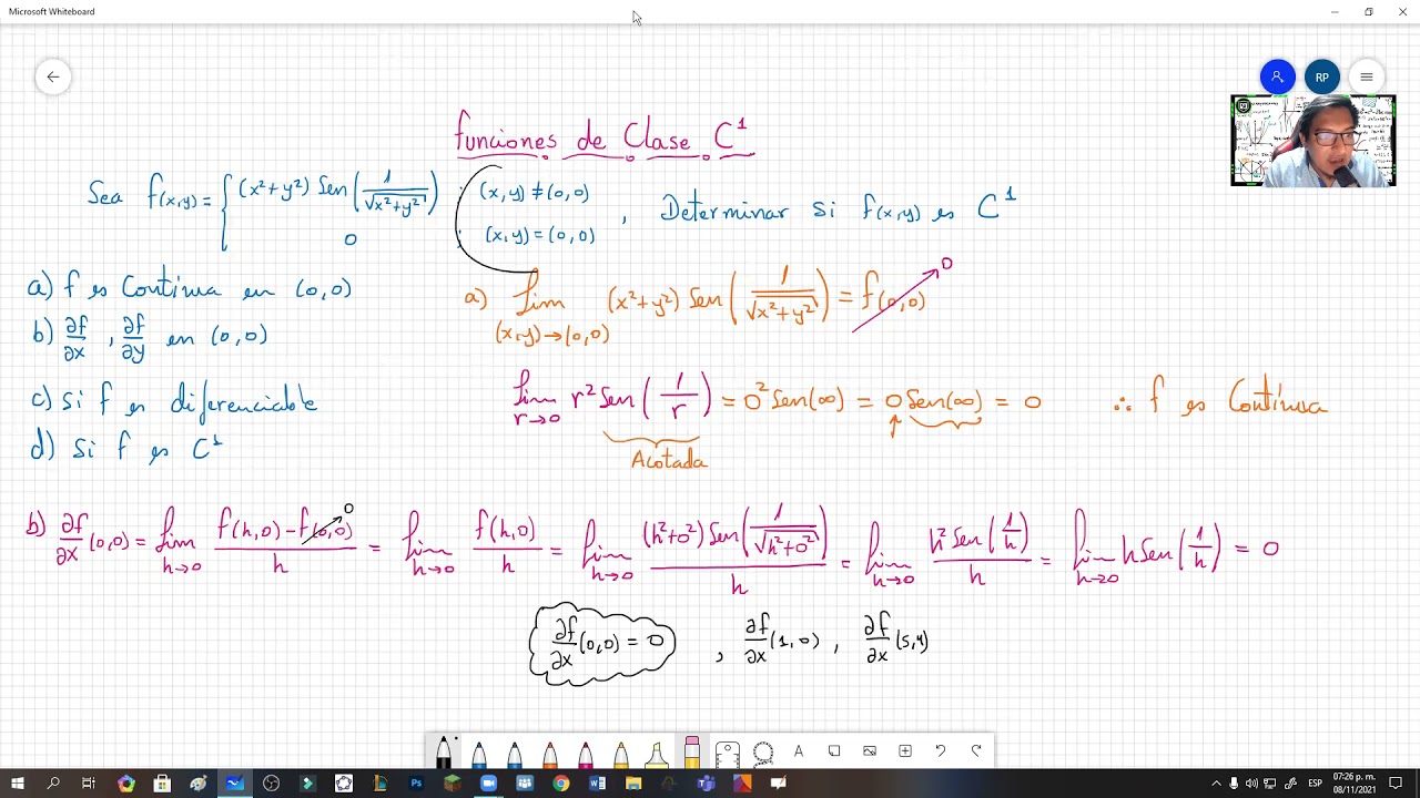 Funciones de Clase C1 | Cálculo Vectorial