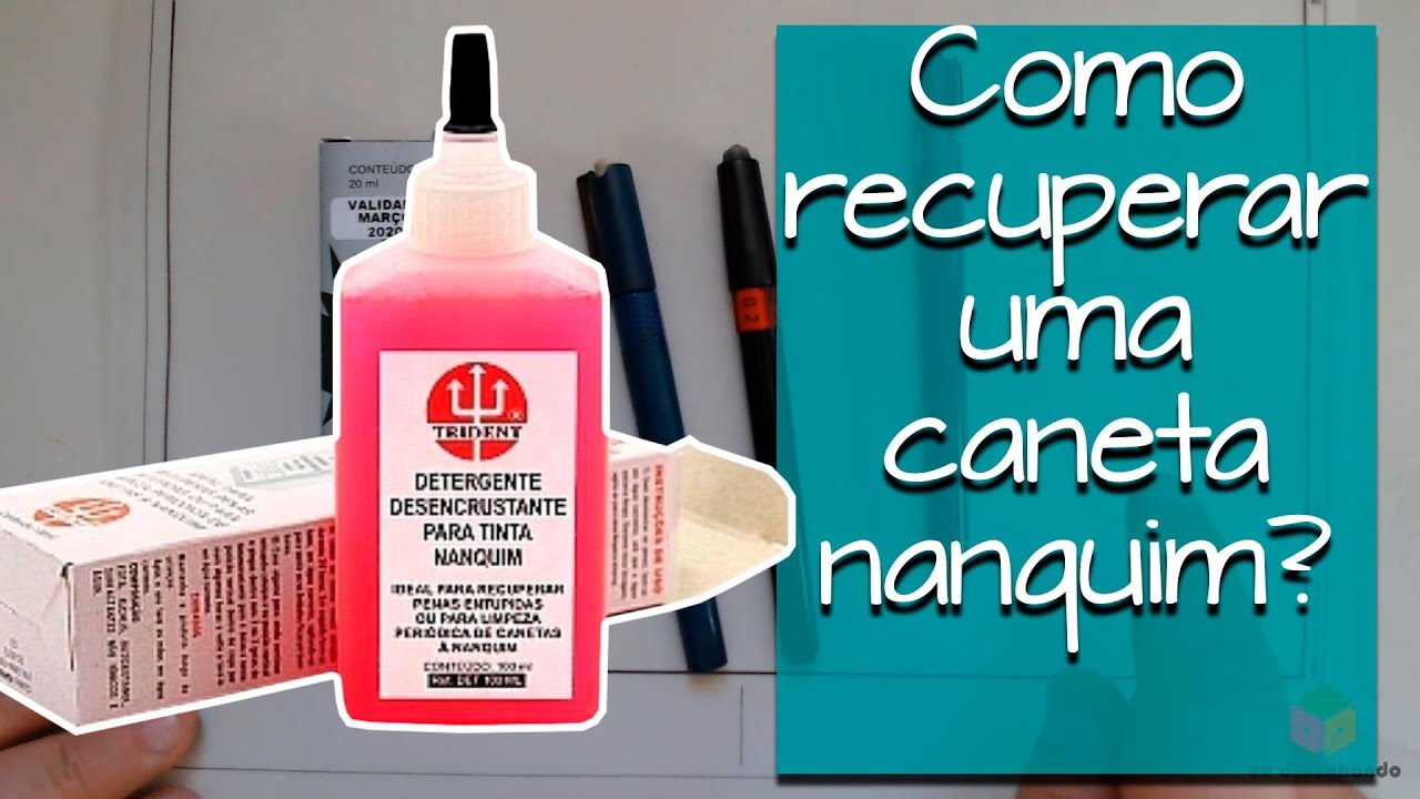 Como recuperar sua caneta nanquim?