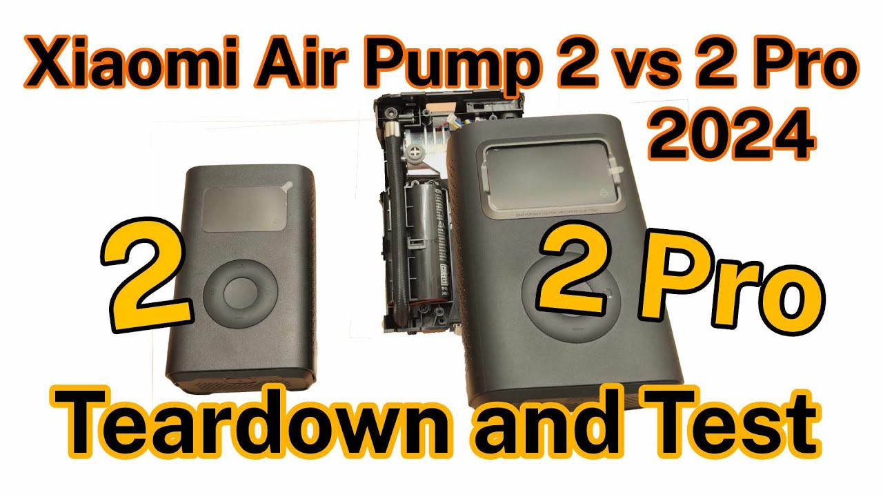 Xiaomi Mijia Portable Mi Air Pump 2 PRO против 2 — в 2 раза быстрее! Обзор, распаковка, тест, раз...