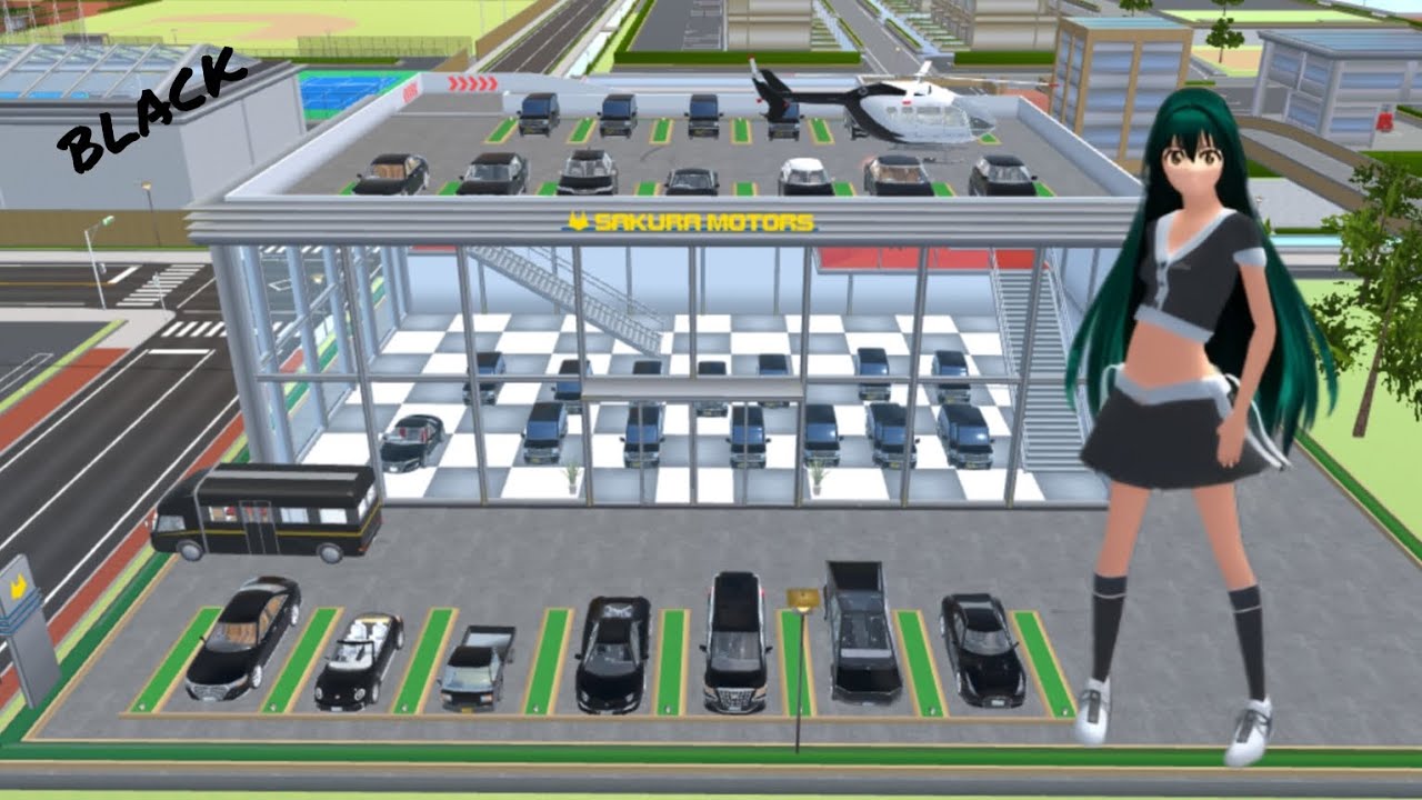 KOLEKSI SEMUA MKBIL WARNA HITAM SAKURA SCHOOL SIMULATOR