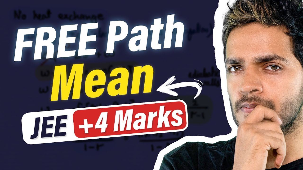 Mean Free Path with PYQs #jee #neet Vikrant Kirar