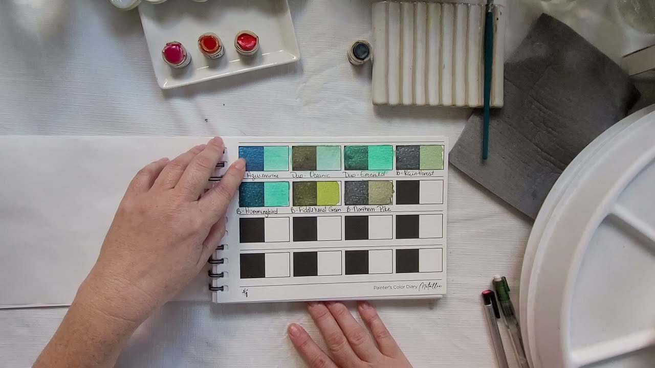 Trying out the new Metallics Painter's Diary