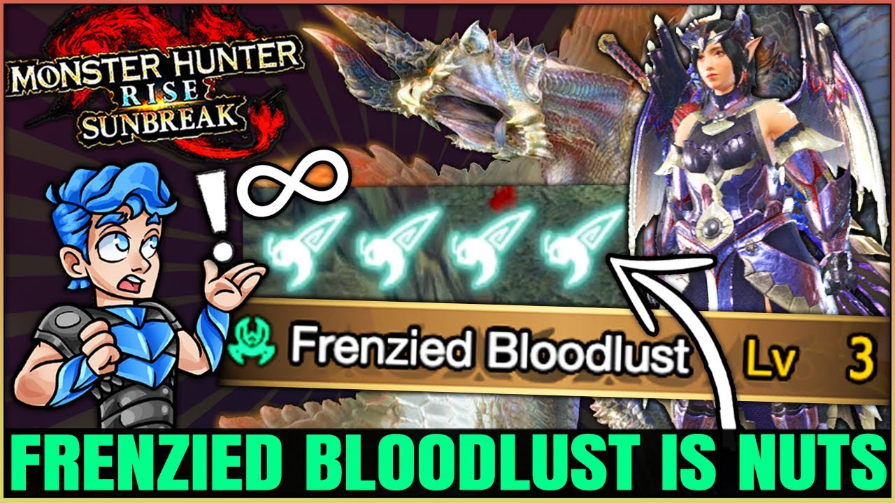 Having 4 Wirebugs At Once = OP - Frenzied Bloodlust Breakdown & More - Monster Hunter Rise Sunbreak!
