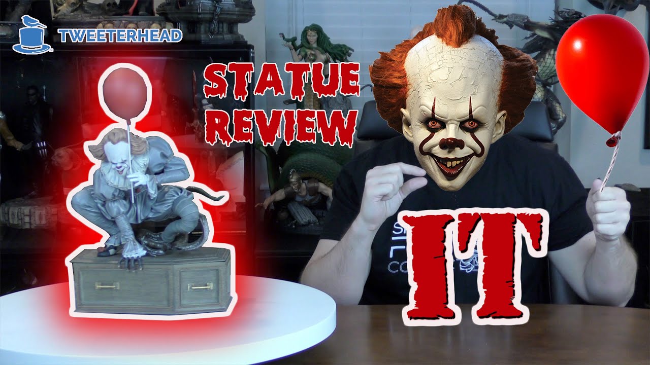 TWEETERHEAD PENNYWISE EXCLUSIVE Statue Review from Stephen King's IT Movie