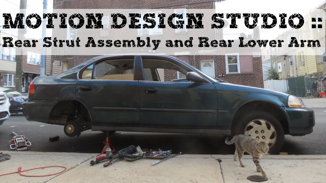 1997 Honda Civic |  Rear Strut Assembly and Rear Lower Arm