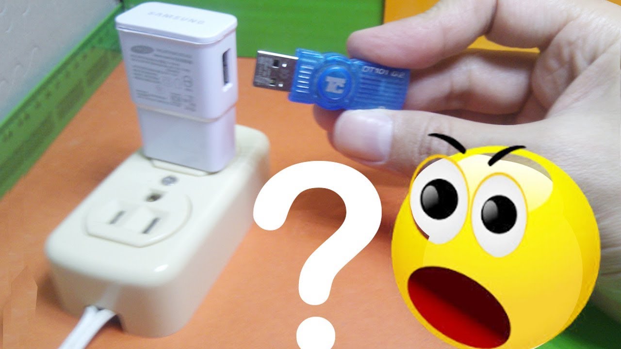 Mira que pasa si conecto una memoria USB a un cargador de celular!