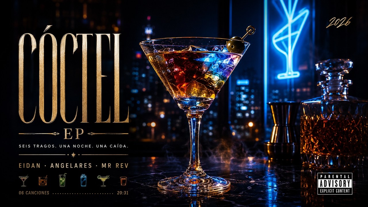 CÓCTEL – Full EP (Official Visualizer) | West Coast G-Funk Rap | Eidan, Angelares & Mr. Rev