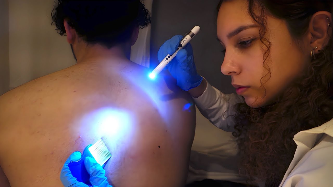 ASMR Skin Pulling & Physical Assessment (Unintentional Style)