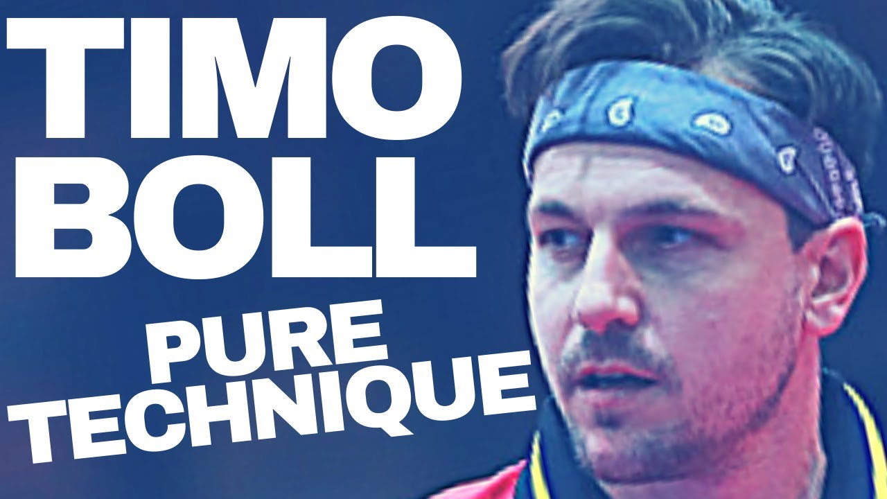 TIMO BOLL Slow Motion Training - High Quality Technique Analyse