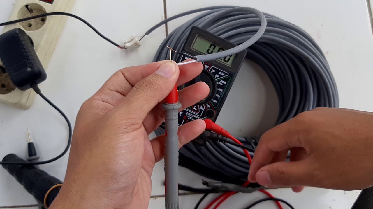 cara mengecheck kabel putus dengan multimeter